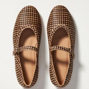 Huma Blanco Mary Jane Flats